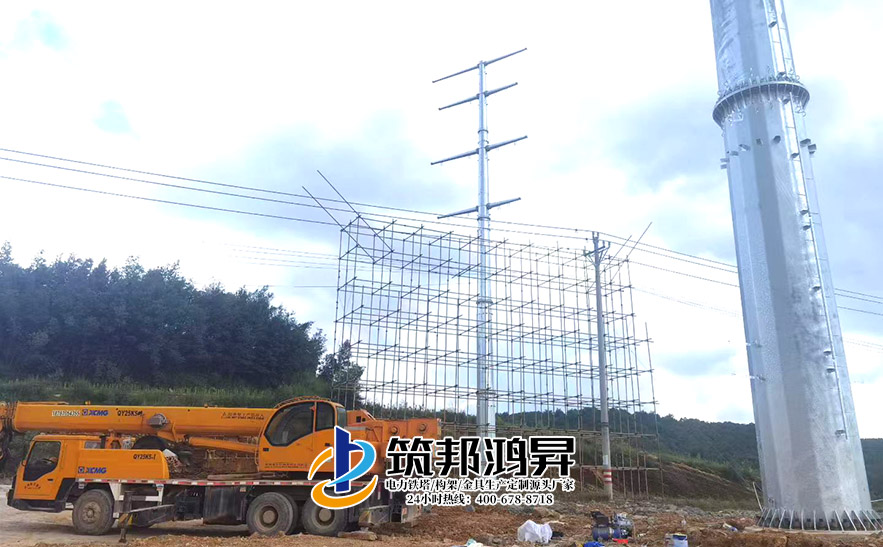 云南電力鐵塔案例-曲靖400MW/800MWh獨立共享儲能電站工程